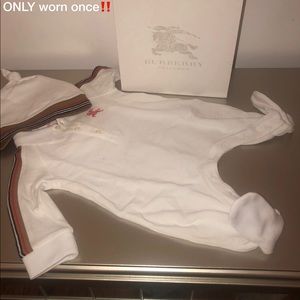 Burberry Onesie w/ Hat